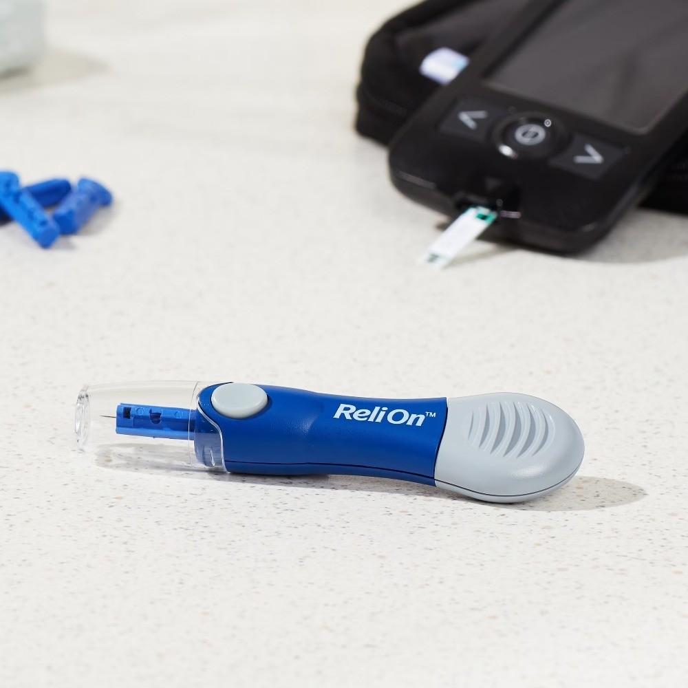 Lancing Device for Blood Sugar Testing with Adjustable Depth and 30 Gauge