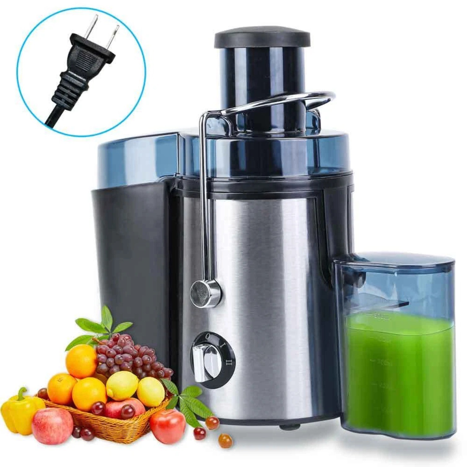 500W Electric Juicer Fruit Vegetable Blender Juice Extractor Citrus Machine