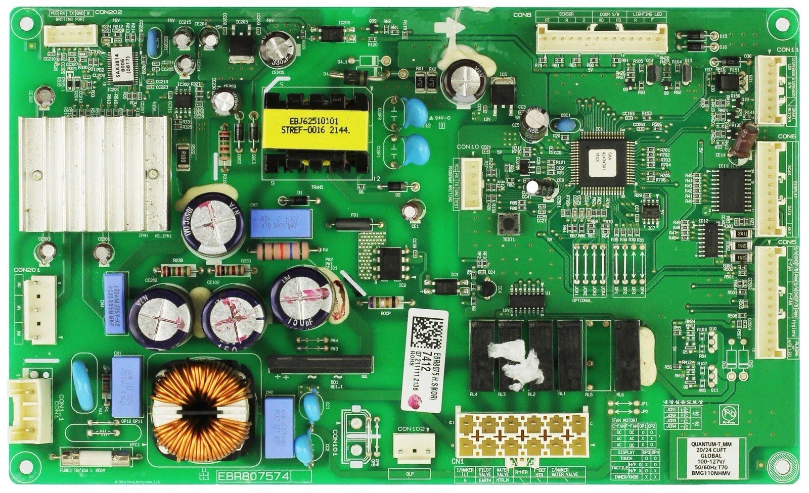 EBR80757412 LG REFRIGERATOR PCB MAIN CONTROL BOARD Same / Next Day Shipping