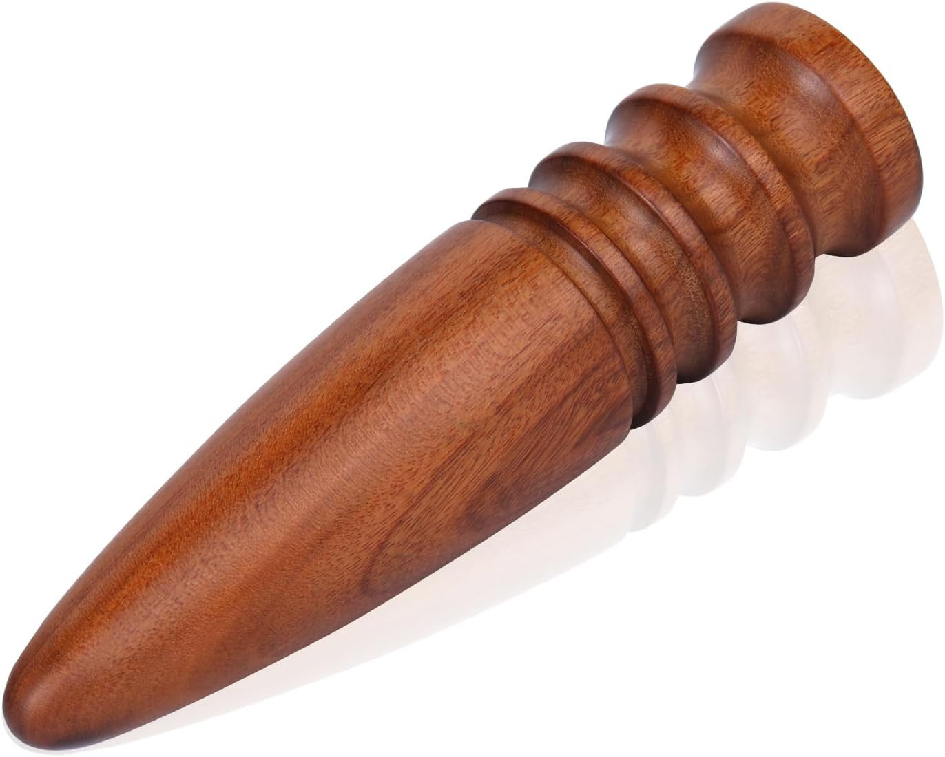 Leather Edge Burnisher round Head with 4 Grooves Wood Edge Slicker | Leather Pol