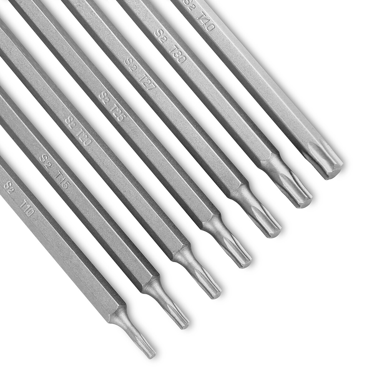 XtremepowerUS 7-Pieces 3/8 Extra Long Torx Deep Bit Socket Set Star Torque