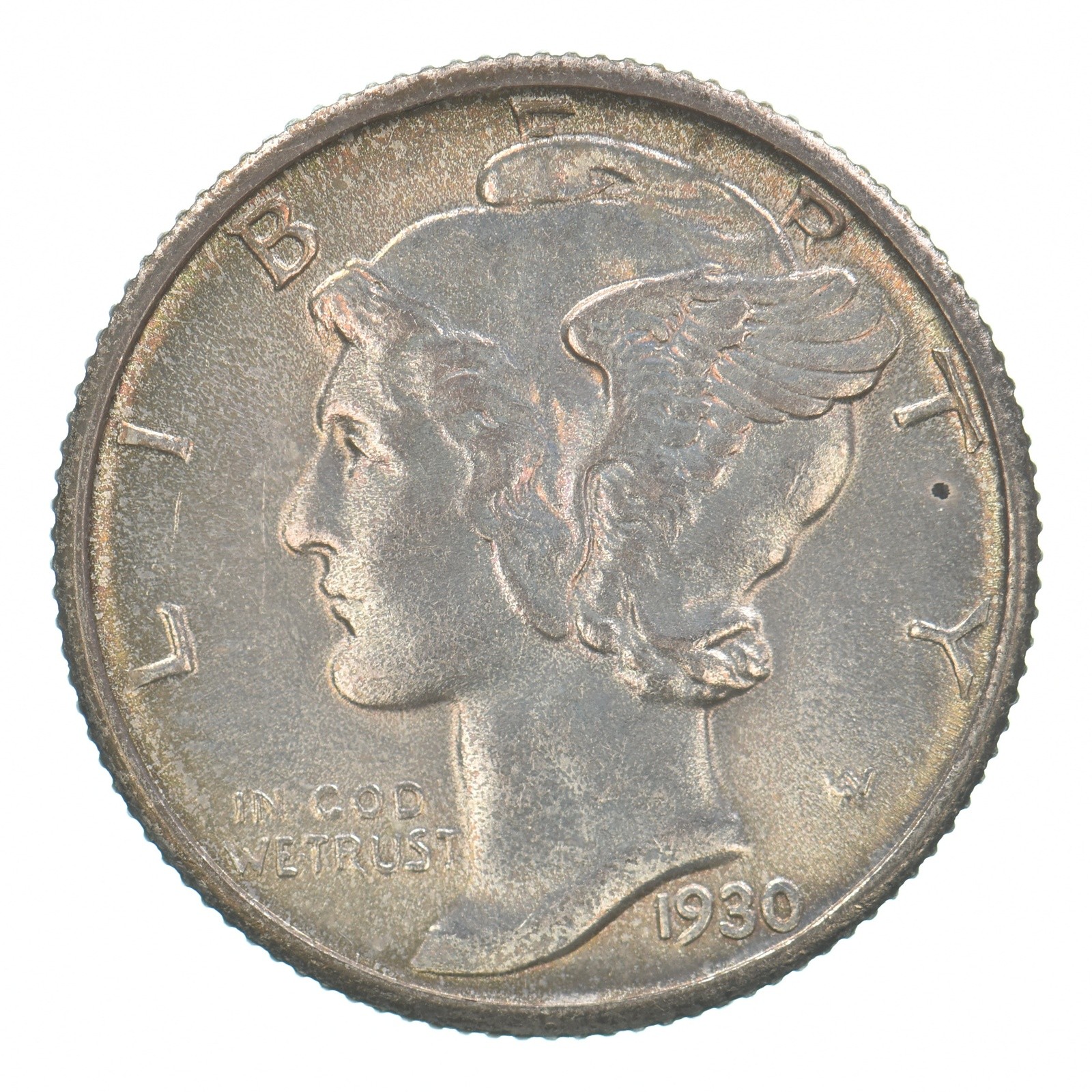 1930 Mercury Dime Beautiful Tone *4150