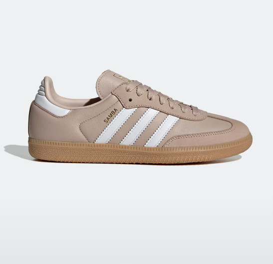 Adidas Women Originals Samba OG Wonder Taupe Cloud White IE6523