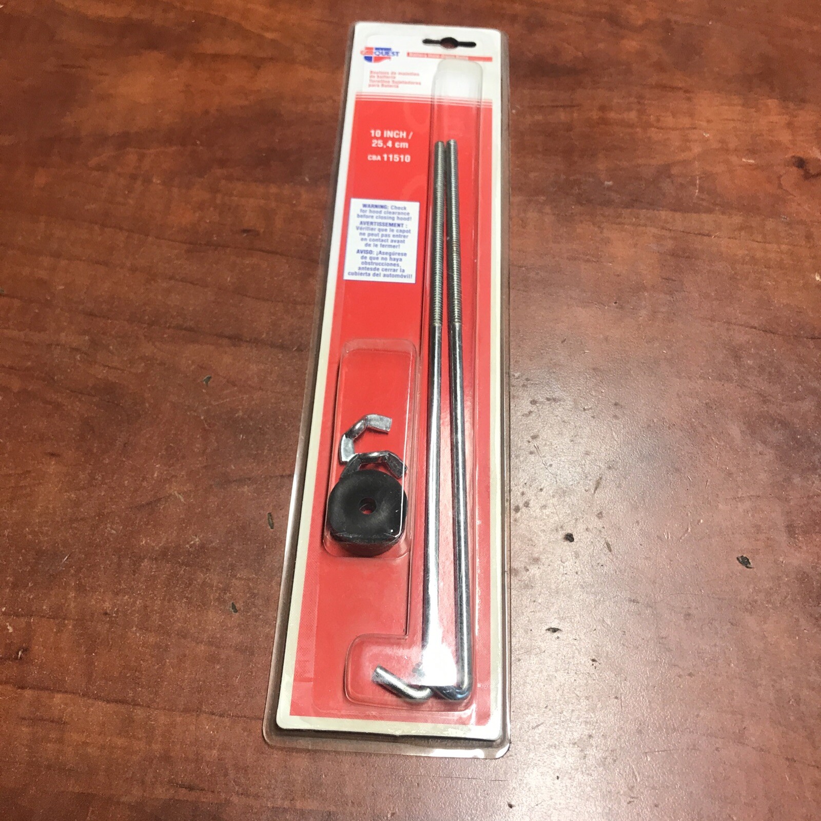 New OEM CarQuest 10" J TYPE  BATTERY HOLD DOWN BRACKET BOLTS CAR TRUCK CBA11510
