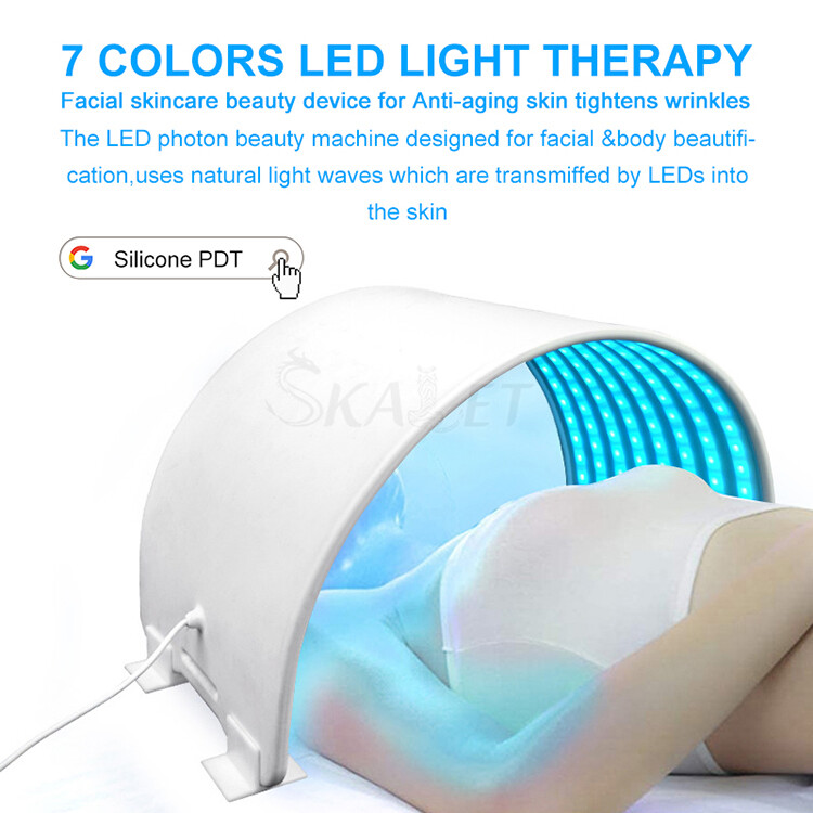 Silicone PDT LED Light Photon Beauty Machine Anti-aging Skin Tightening Device