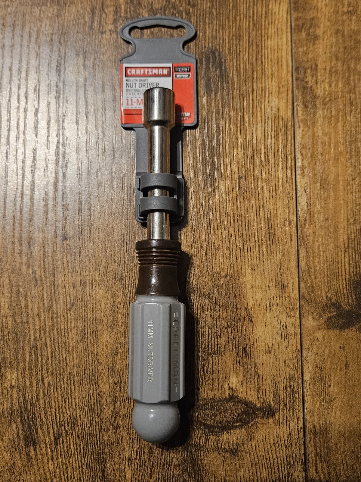 Craftsman USA 11mm Hollow Shaft Nut Driver Brown Metric 41987 USA NEW UNUSED