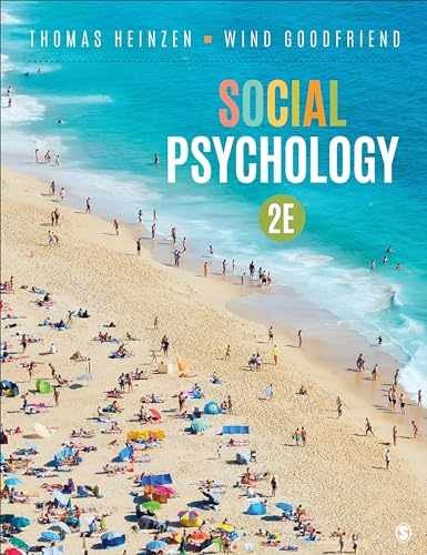 Social Psychology - Paperback, by Heinzen Thomas; Goodfriend Wind - Very Good