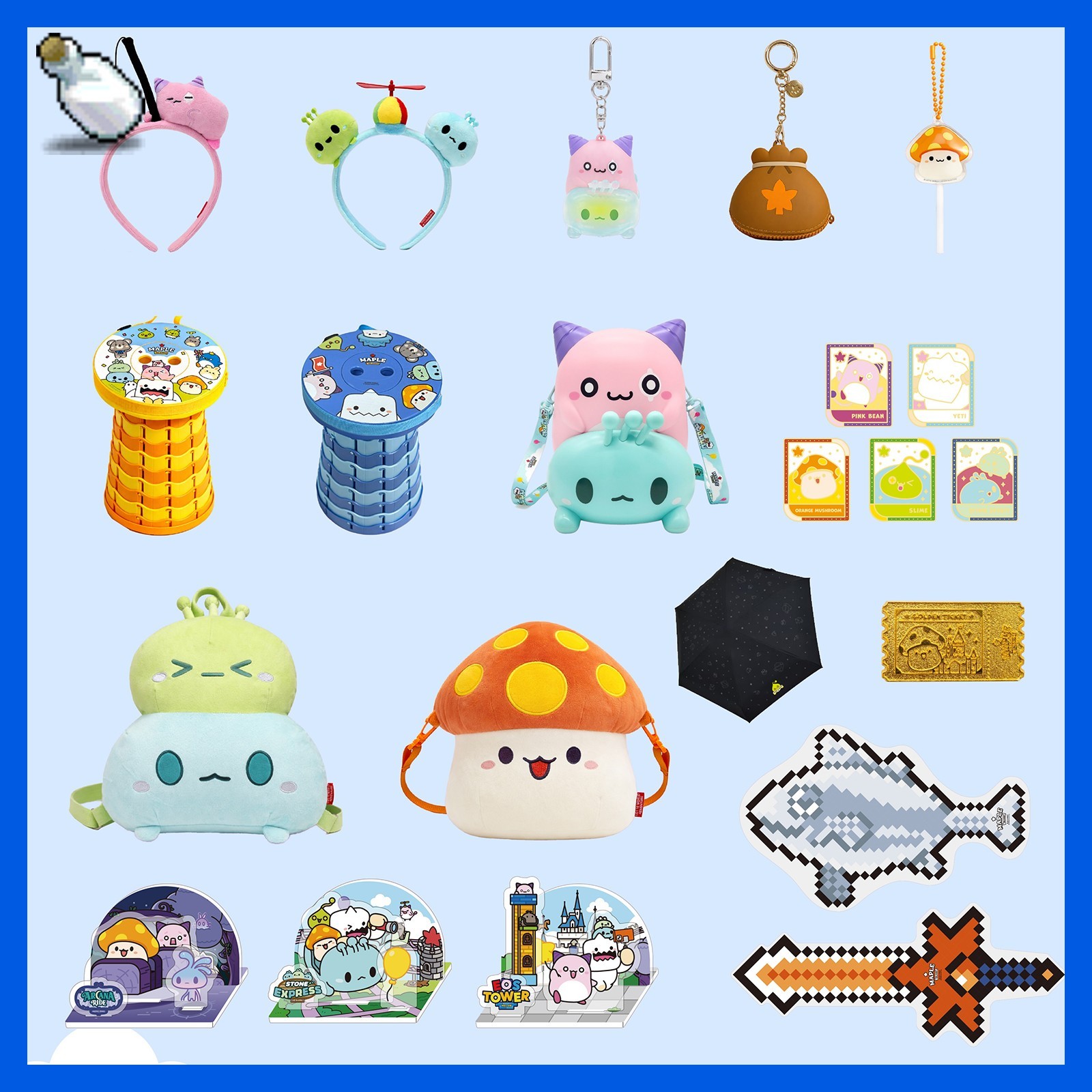 [New Arrival] MapleStory MAPLE ISLAND X LOTTE WORLD Collaboration MD - Limited