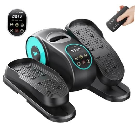 Quiet Elliptical Leg Exerciser for Seniors - Under Desk Elliptical