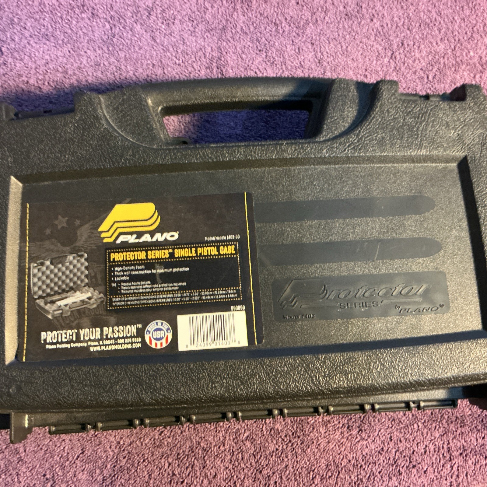 Plano Protector Series Model 1403-00  Single Pistol Case