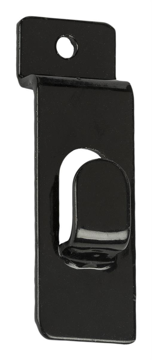 Lot of 25 Notch Hooks Hook Slatwall Slat Wall Picture Frame Photo Hanger Black