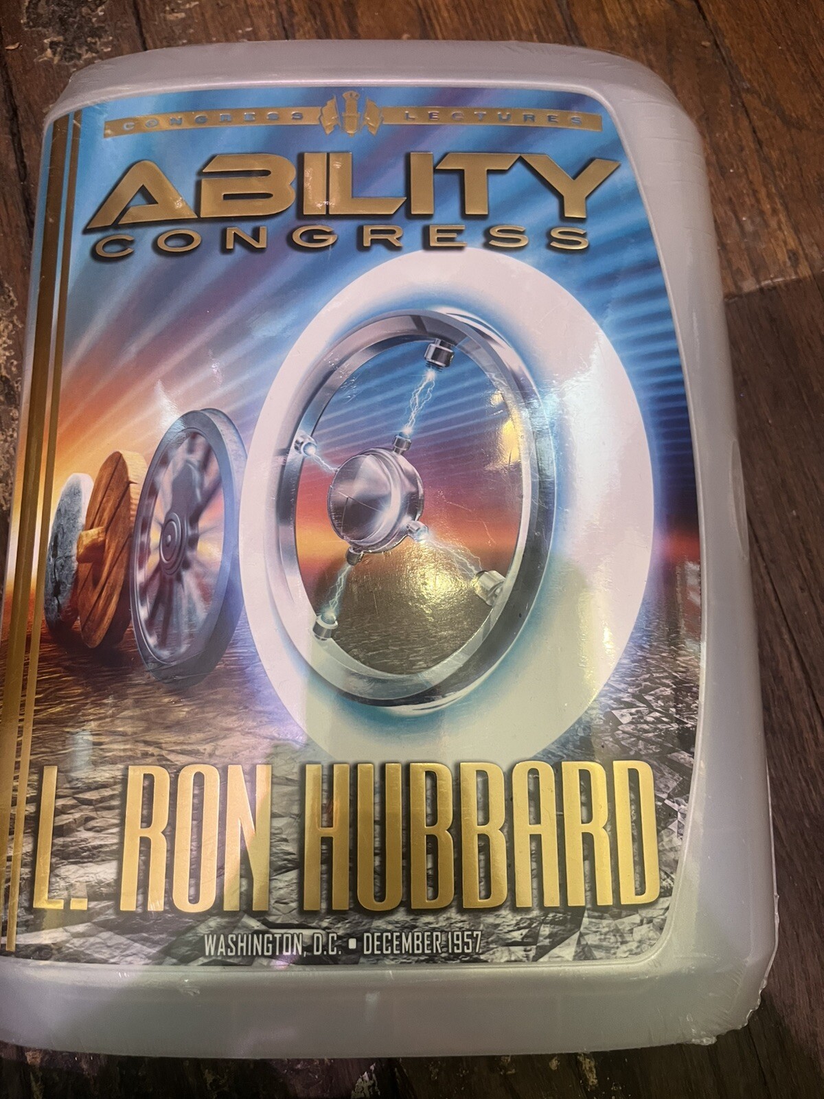 Scientology L Ron Hubbard disk/booklet lecture set  (SEALED)