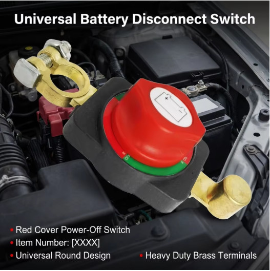 Universal Car Battery Disconnect Switch Manual Circuit Breaker Auto Power
