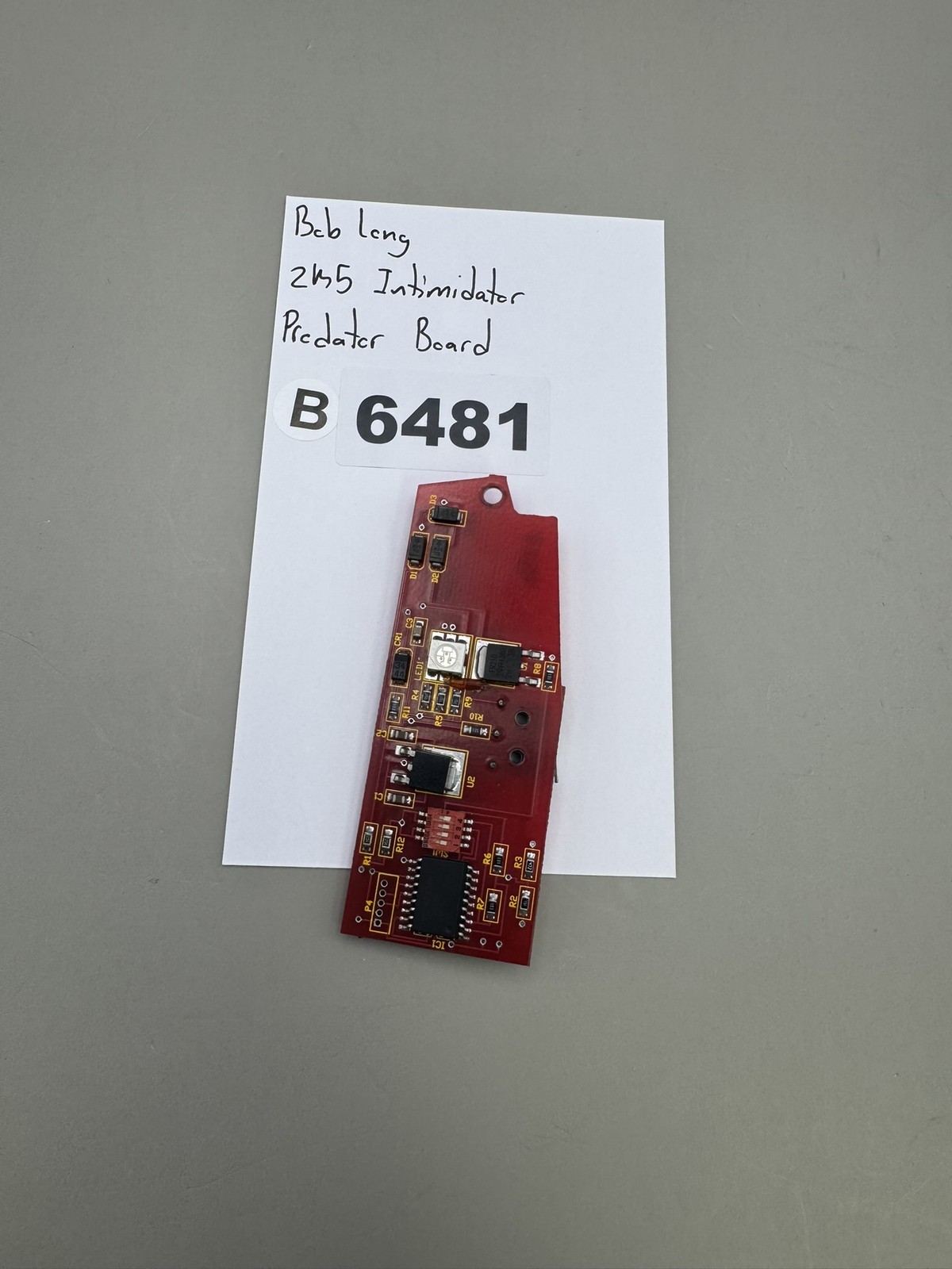 Bob Long 2k5 Intimidator Predator Board Red