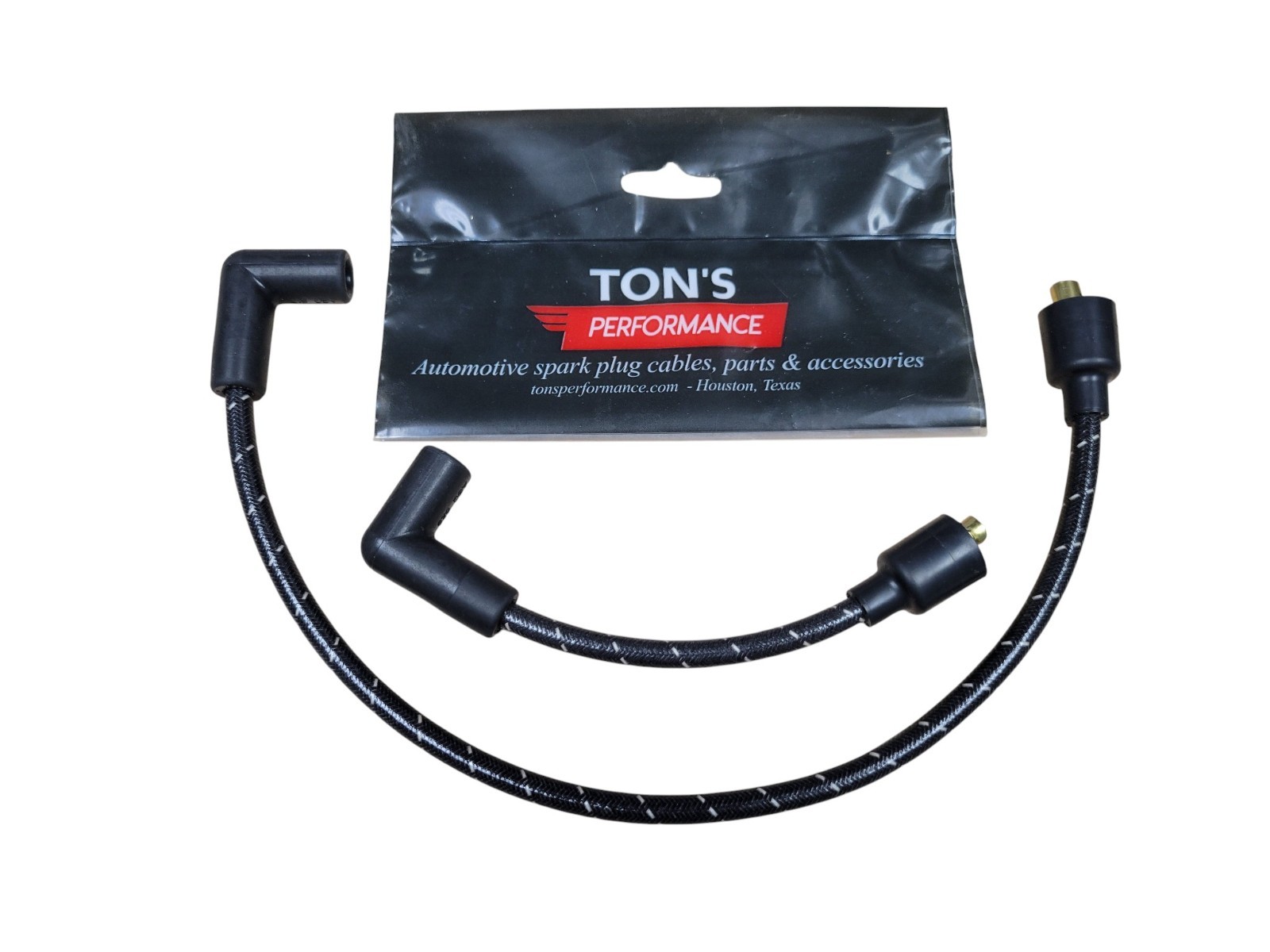 Black Wt Cloth Harley Davidson Iron/Shovel head Spark Plug Wires FX FL 1978-1984