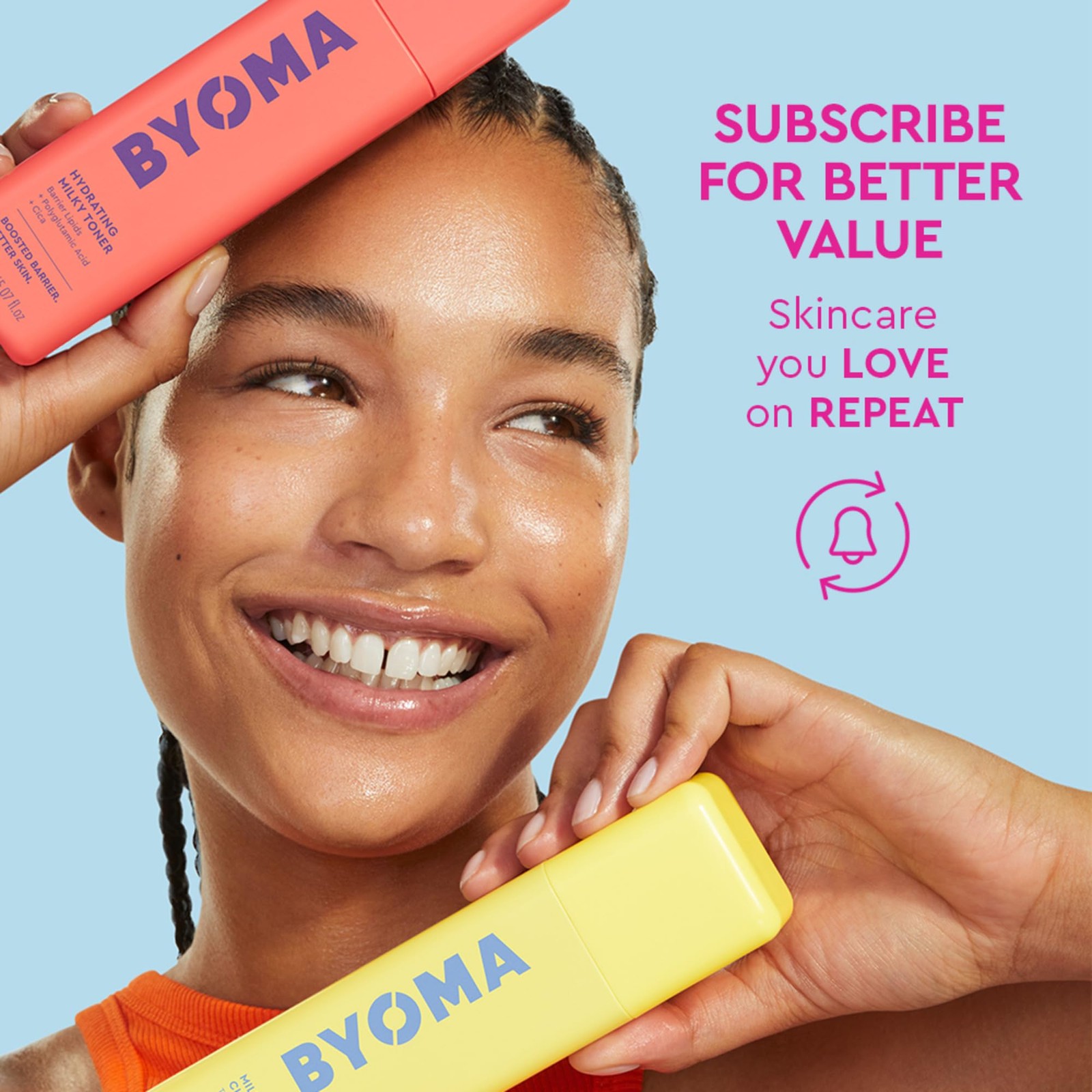 BYOMA So Clear Skincare Set: Barrier Repair, Acne Prone Skin Cleanser
