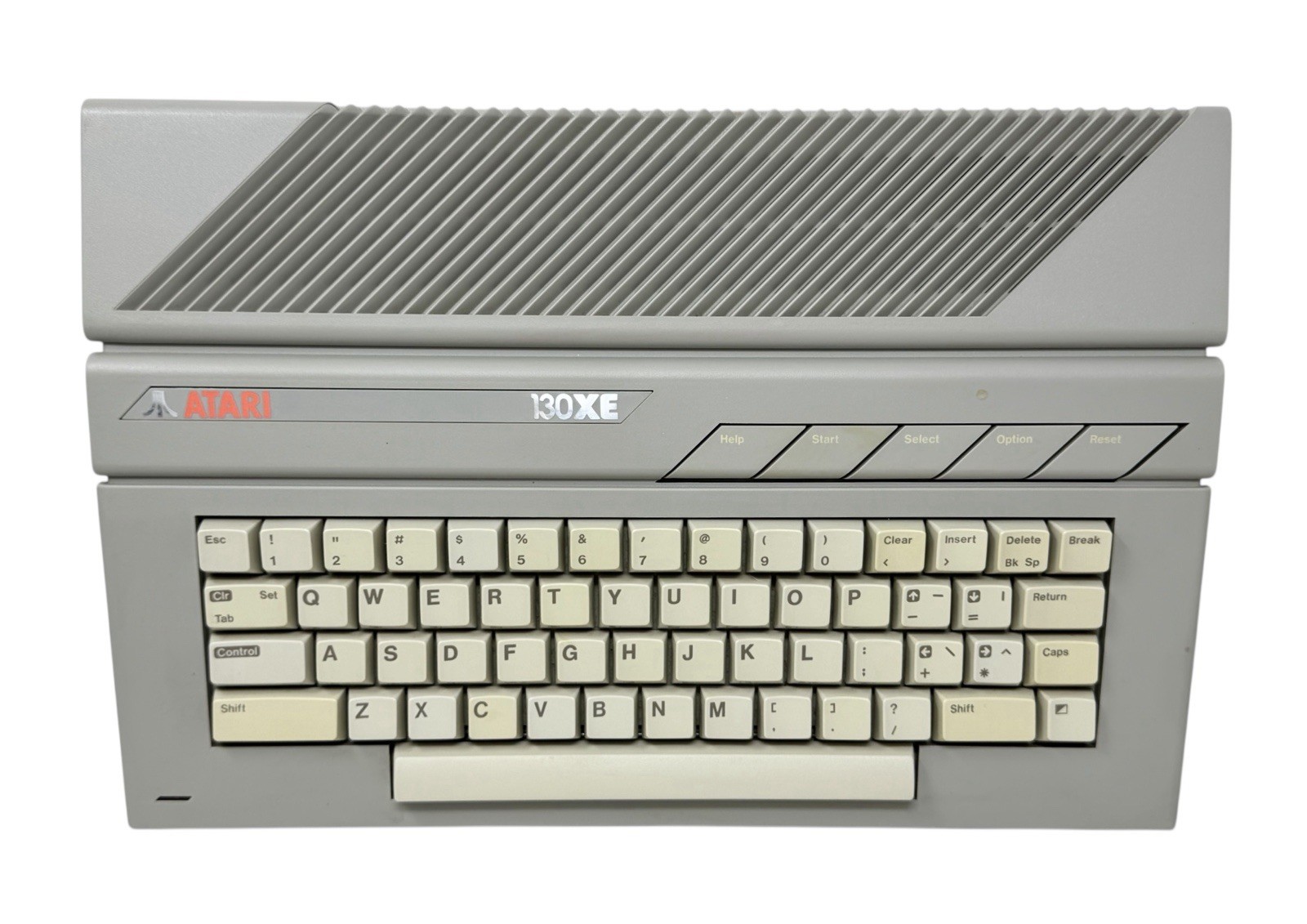 Atari 130XE Computer w/Box, Power Supply, Cables & Manual ~ Untested Powers On