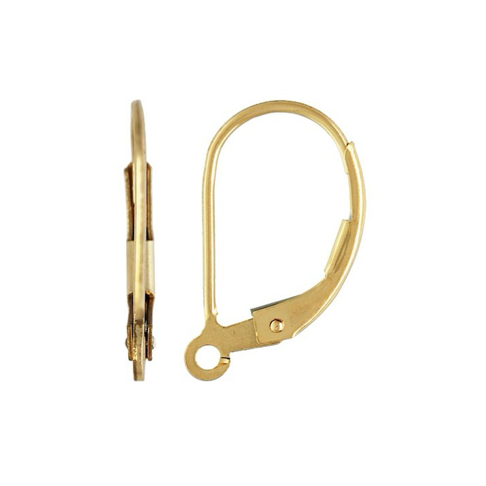 2pc 14k gold filled Plain Leverback ear wire earwire earring jewelry finding