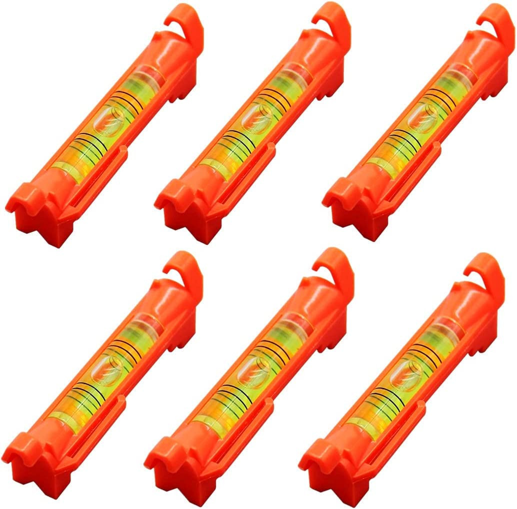 6X Hanging Bubble Line Level Small Horizontal String Bubble Spirit Levels Measur