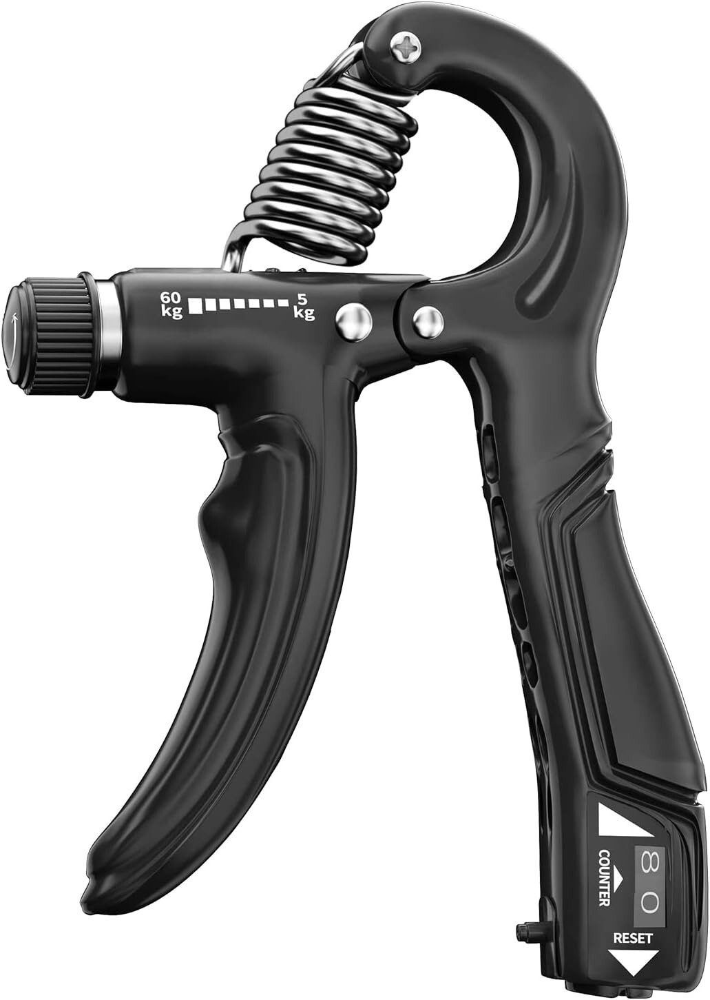 Hand Power Grip Exerciser Strengthener Adjustable Wrist Forearm Strength Trainer