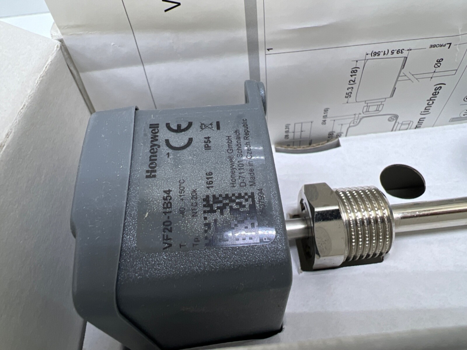 HONEYWELL Temperature sensor NTC 20K , VF20-1B54