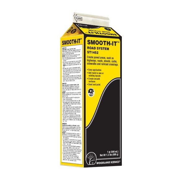 Woodland Scenics ST1452 Sub Terrain Adhesives & Filler, Foam Smooth-It, 1qt