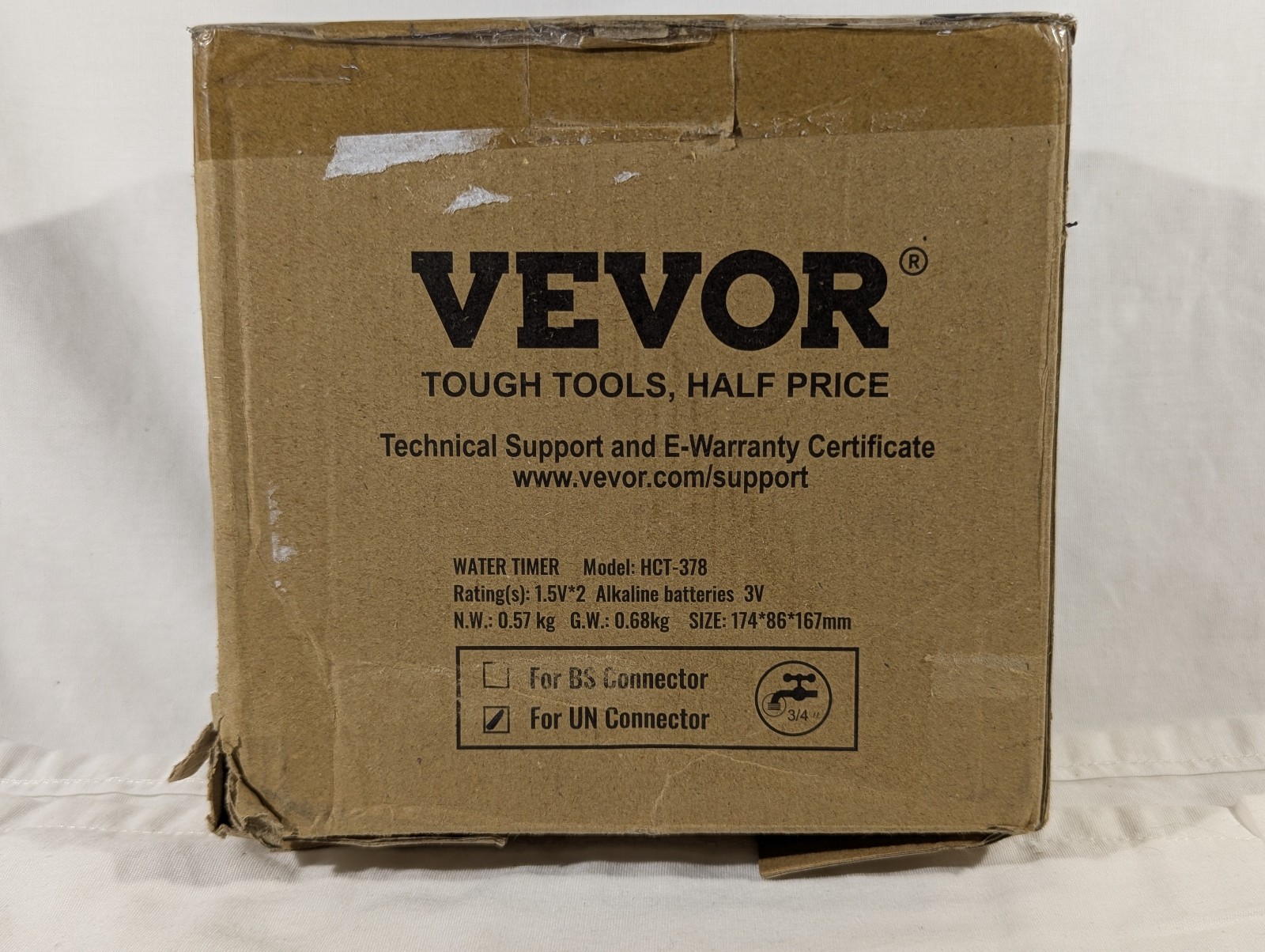 VEVOR Water Timer HCT-378 3 Zone Smart Irrigation Controller Hose Watering READ