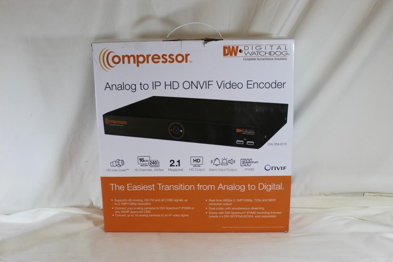 Digital Watchdog DW-ENHD16 16-Channel HD and Legacy Analog to IP Signal Encoder