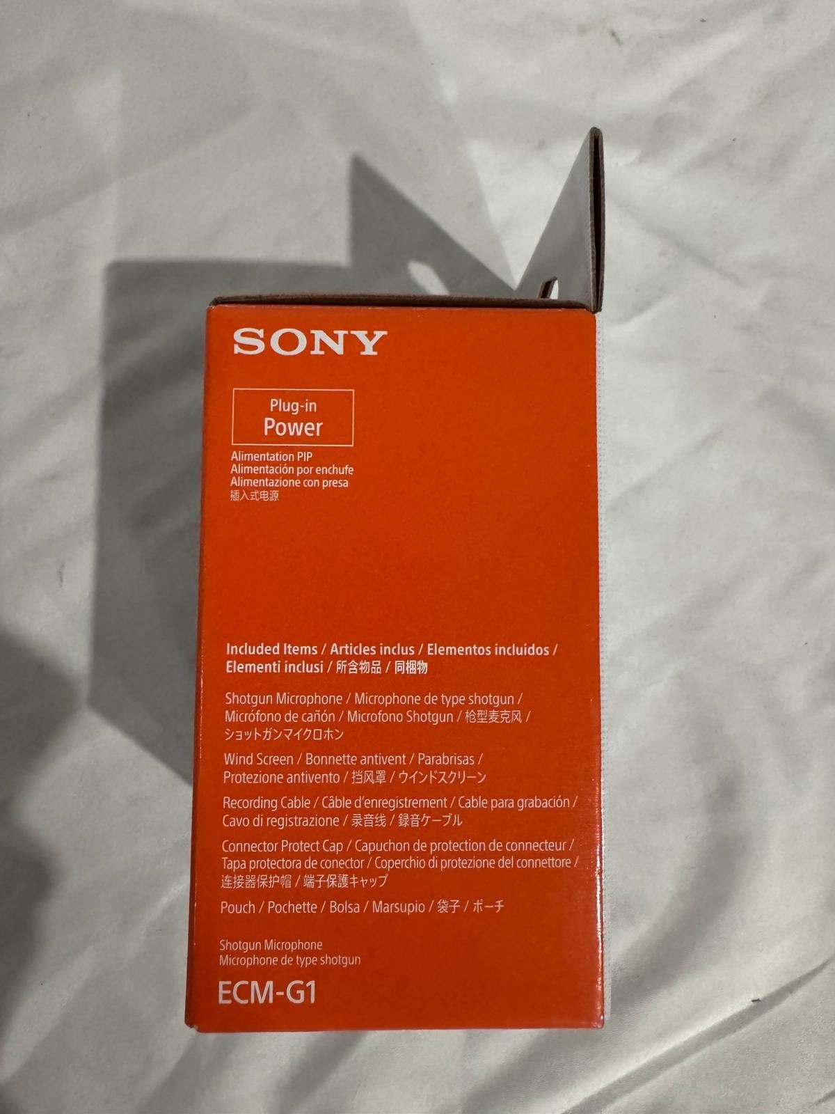 Sony Vlogger Shotgun Microphone ECM-G1, Auxiliary (A2)