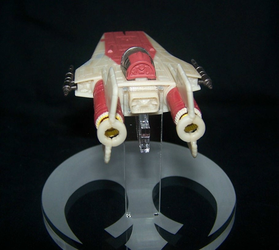 acrylic display stand for the Star Wars Micro Galaxy A-wing Awing