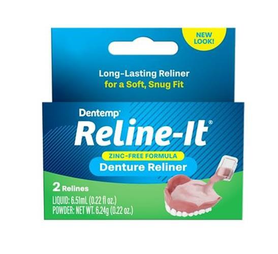 Dentemp Denture Reline Kit - Advanced Formula Reline It  Assorted Styles