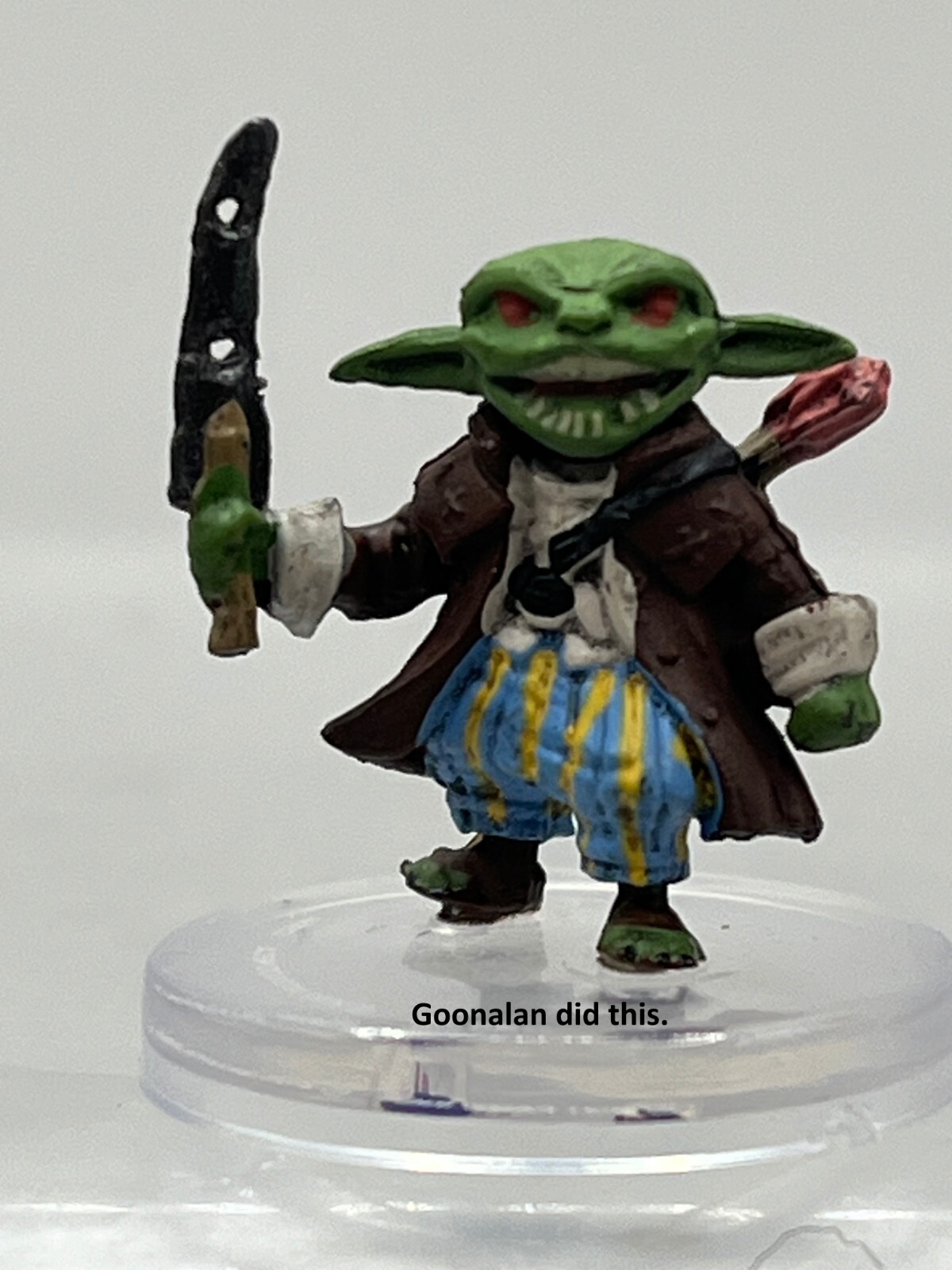 D&D Pathfinder Mini Bestiary Unleashed 02 Goblin Warchanter Dogslicer