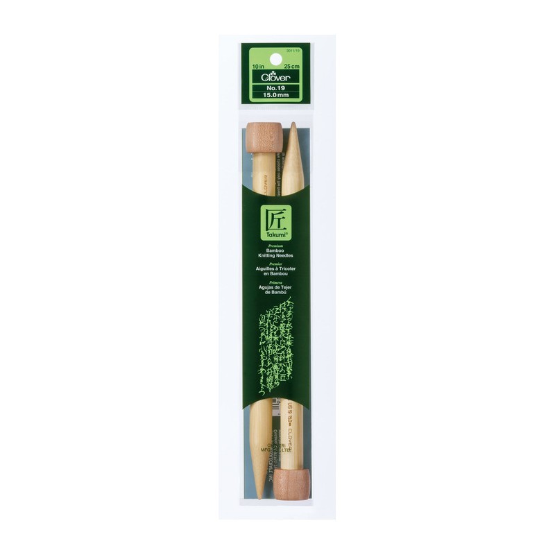 Clover Bamboo Knitting Needles Assorted Sizes - Guaranteed Authentic