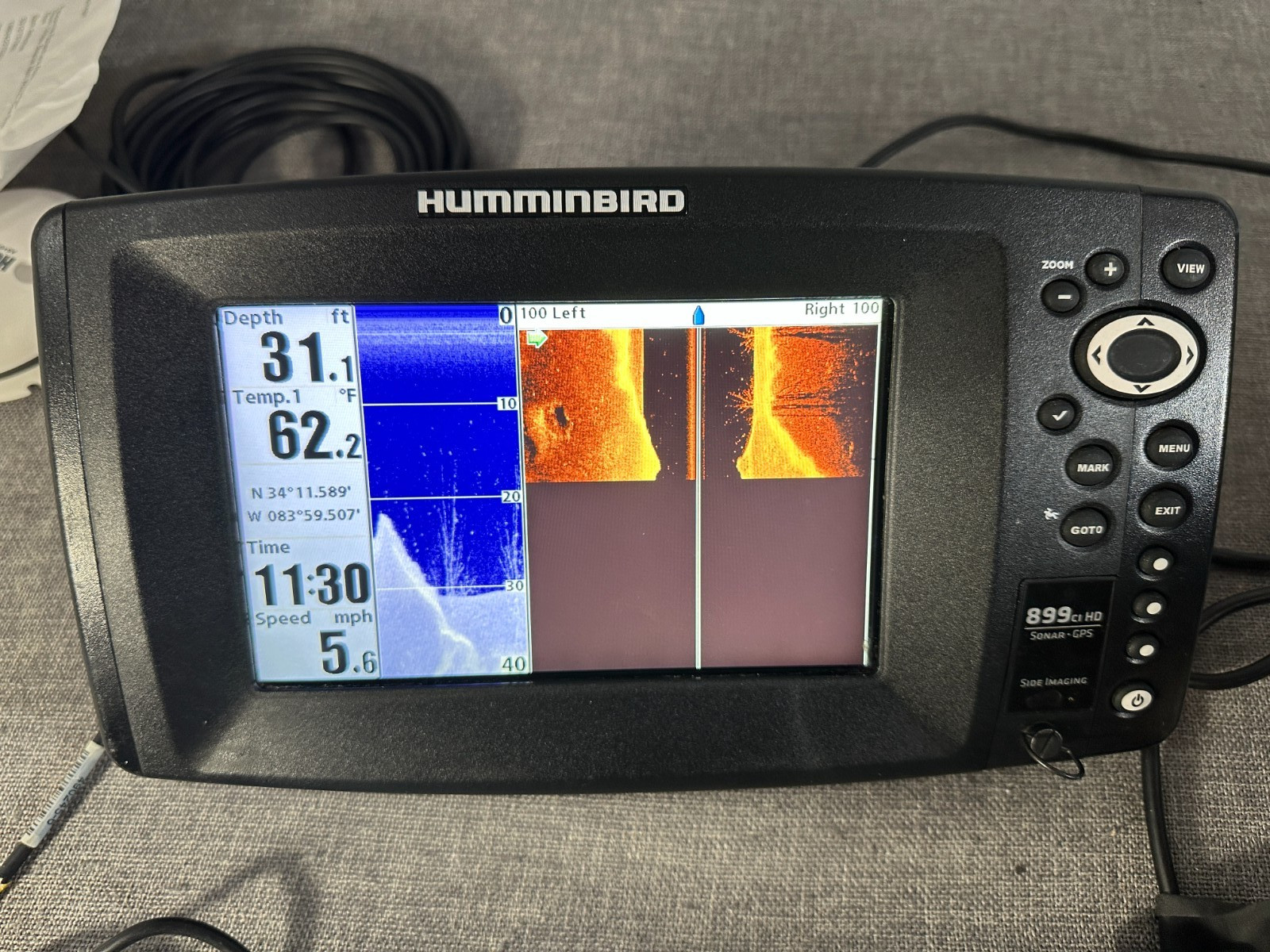 Humminbird Head Unit 899CI HD SI Head Unit Only Nice Condition