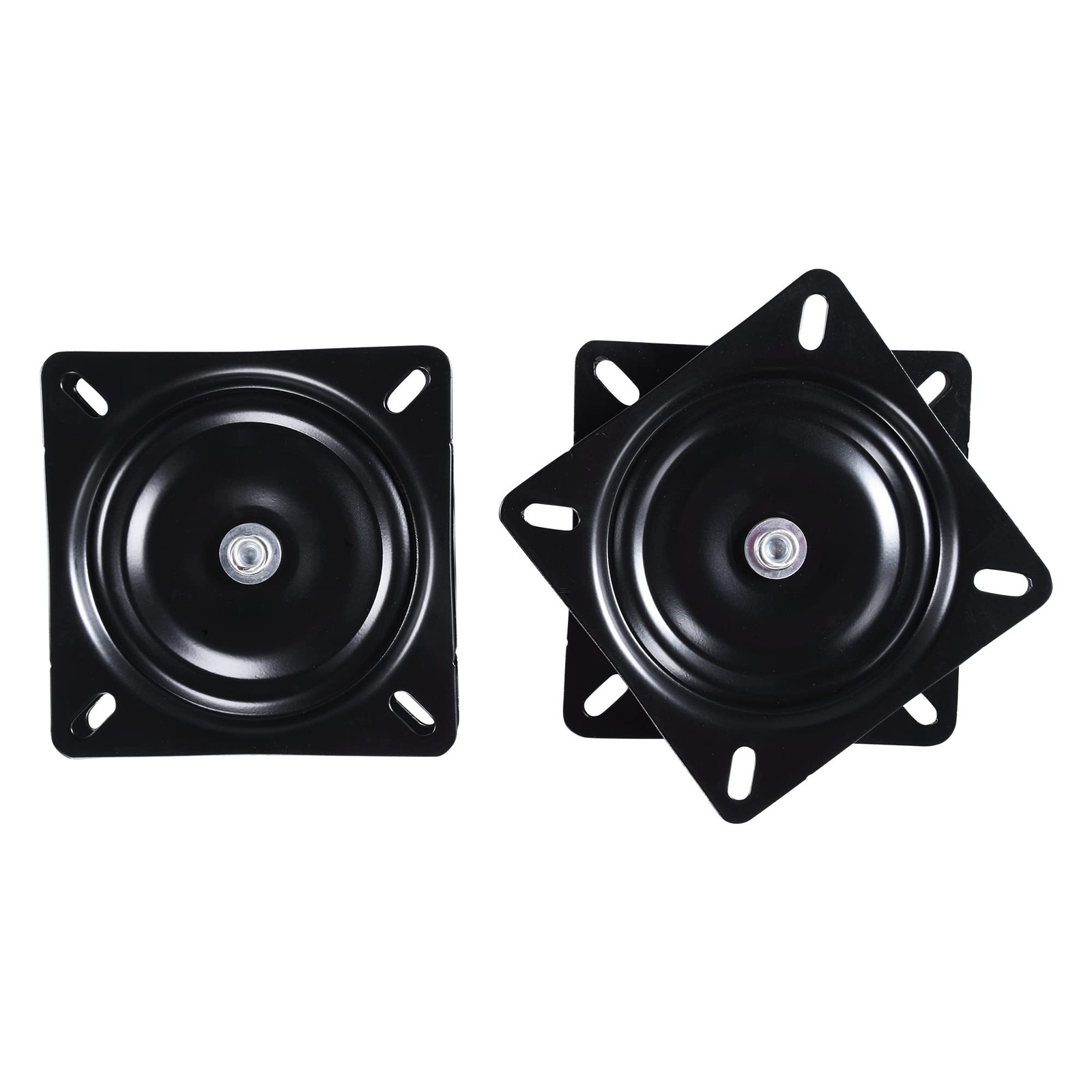 2 Pack 6.25 Inch Bar Stool Chair Swivel Plate  360 Degree Swivel Square Heavy...