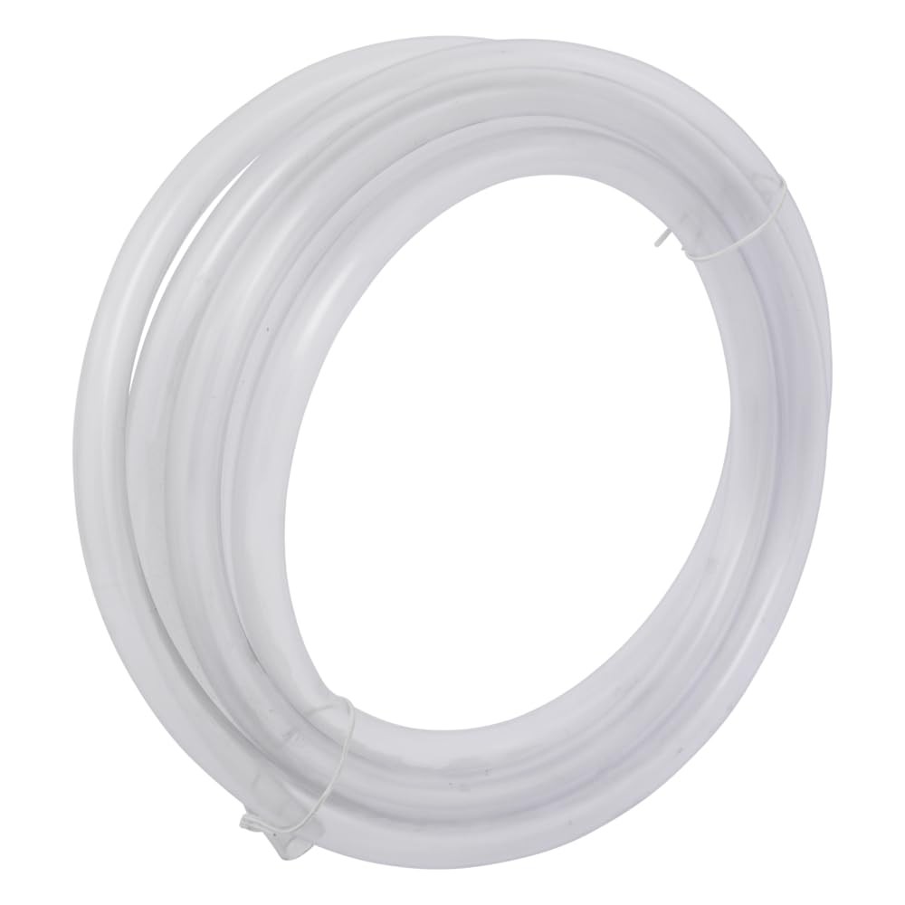 Clear Vinyl Tubing 1/2 In Id 5/8 Od Pvc Flexible Hose 10 Ft For Water Transfer