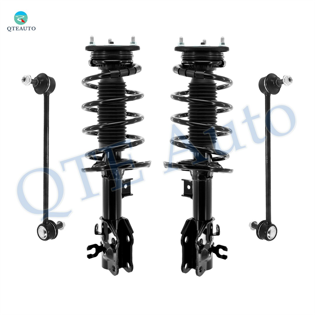 4 Front Sway Bar-Quick Complete Strut-Coil Spring Assembly For 2014-2017 Mazda 6