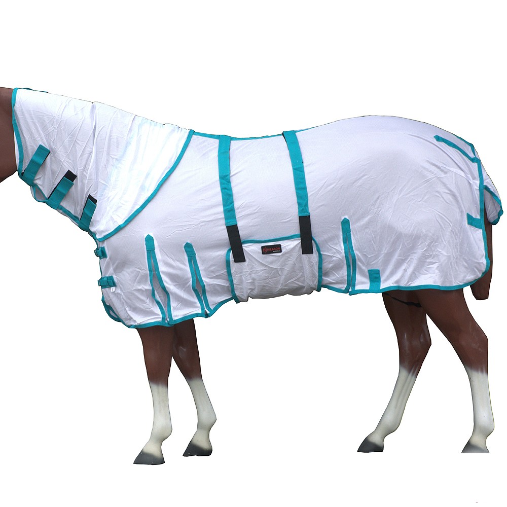 HILASON Horse Fly Sheet UV Protect Breathable Mesh Bug Mosquito Spring | Summer