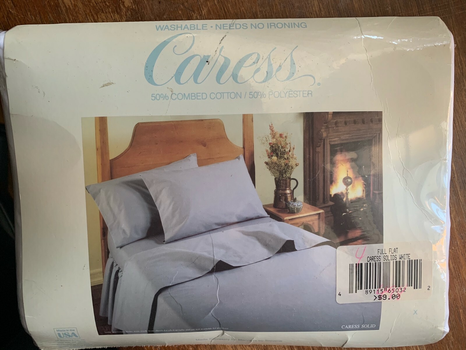 Full Flat Sheet by Caress - 160 Thread Count - Solid White _cHECK iT_