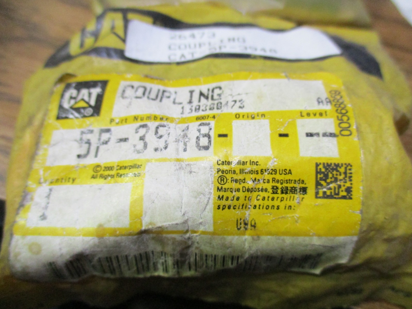 Genuine CAT Coupling P/N : 5P3948 / 5P-3948
