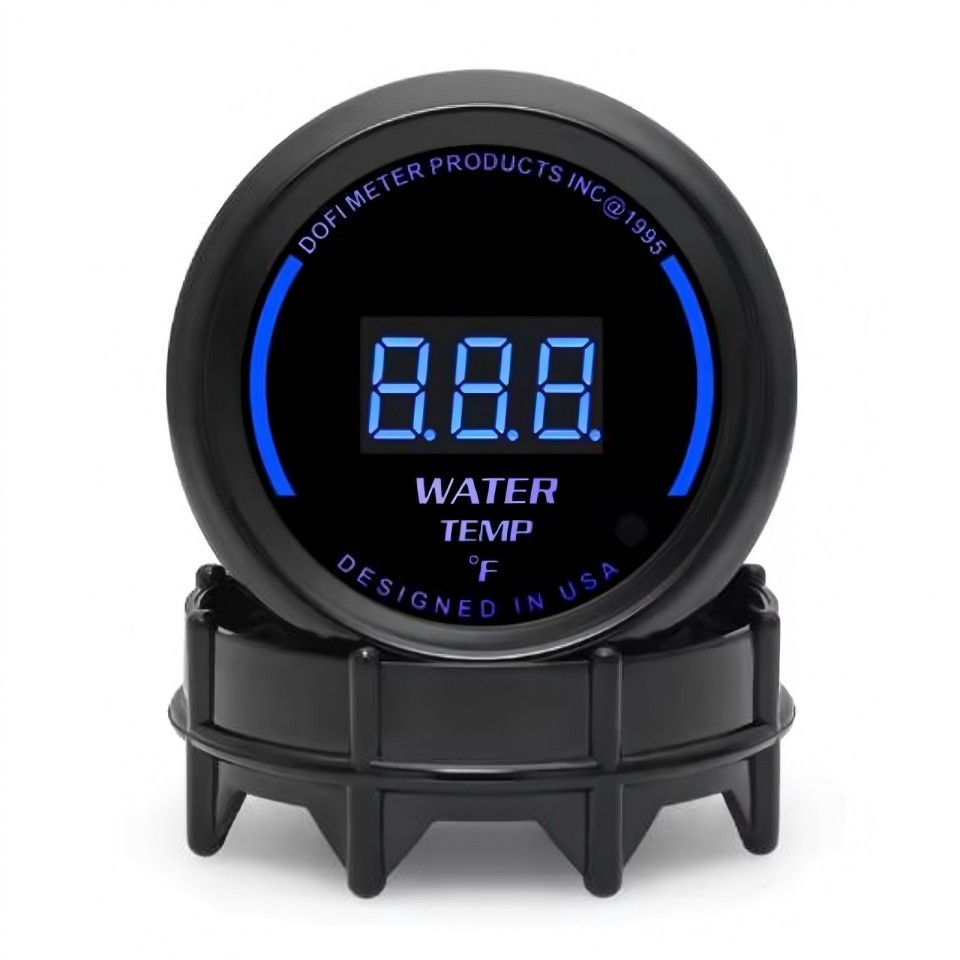 2" 52mm Blue LED Car Digital Water Temp Gauge 68-248Fahrenheit Meter with sensor