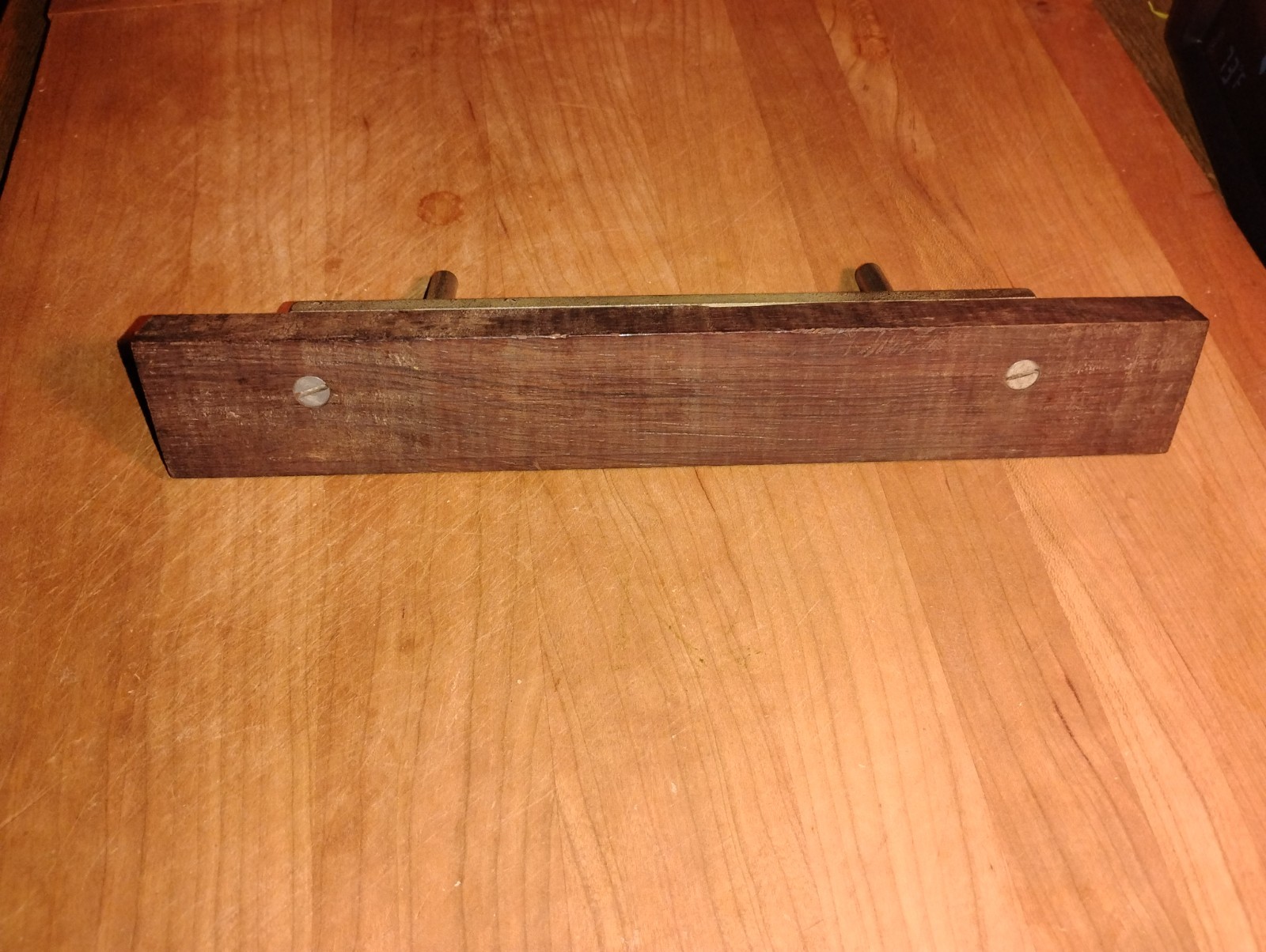 Tilting Rosewood fence with swivel and guard plate for a Stanley No. 55