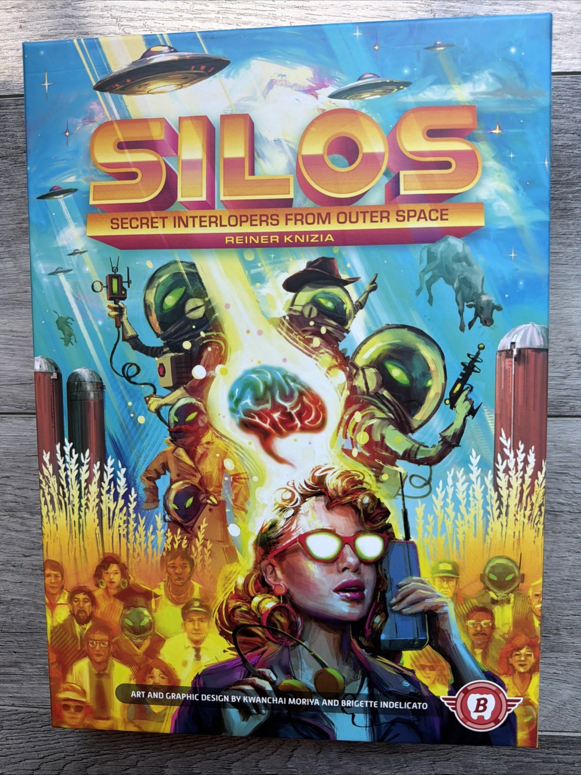 Silos Secret Interlopers From Outer Space Board Game 2025 Complete