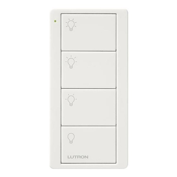 Lutron PJ2-4B-GWH-L31 PICO Scene Controls KEYPAD 4 BUTTON WHITE PJ2-4B-WH NIB