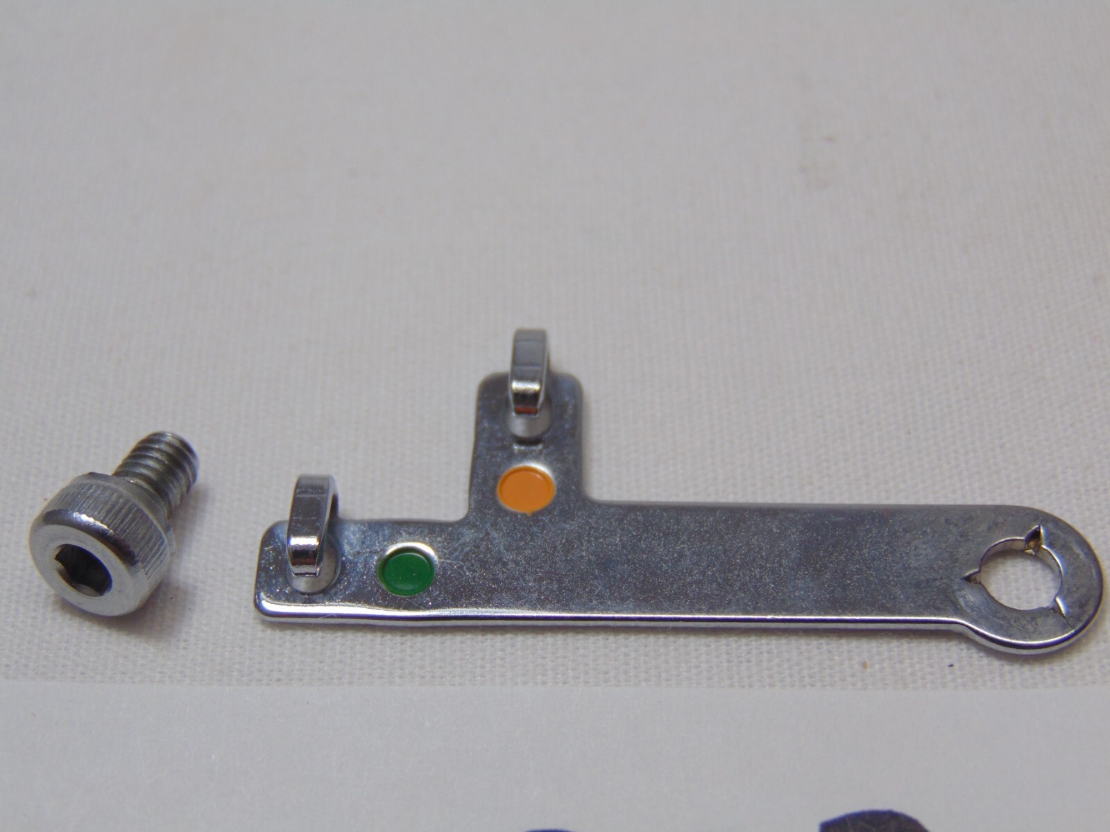 Elna Lock Pro 4 DC Overlock Serger Replacement Part Thread Guide Pink & Green