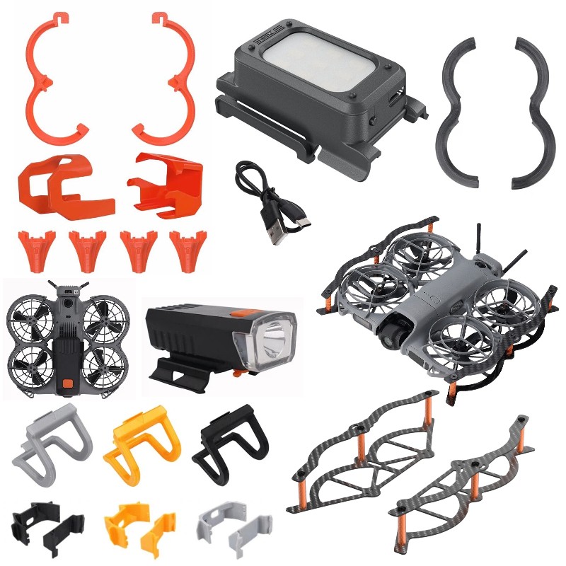 For DJI NEO 2 Drone Full Armor Landing Gear Heightened Tripod Bumper Accessories