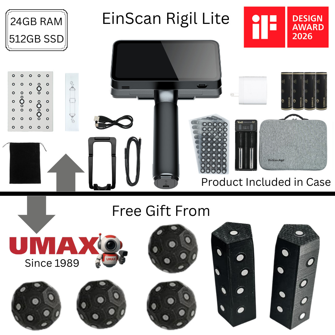 Shining 3D EinScan Rigil Lite Wireless 3D Scanner Laser for 3D Printing