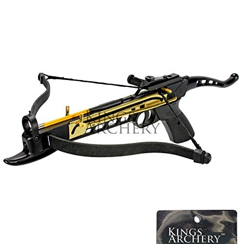 Self Cocking Crossbow Bundle with Adjustable Sights
