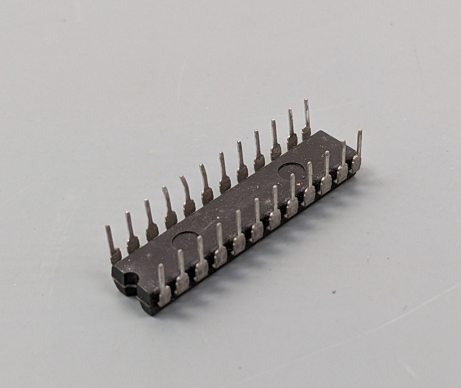 (2) 2K x 8 Static RAM DIP-24 ICs, NEC D4016CX-12 SRAM