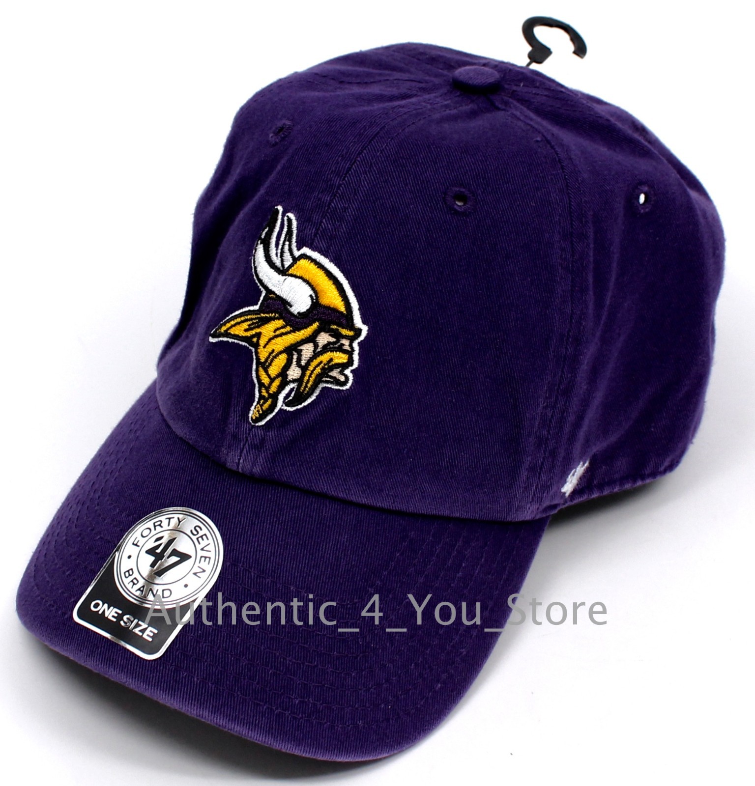 NEW Forty Seven '47 Minnesota Vikings Baseball Hat NFL One Size Adjustable Cap